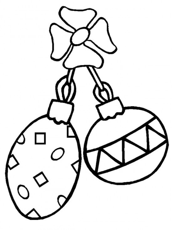  Print Christmas Decoration Coloring Pages