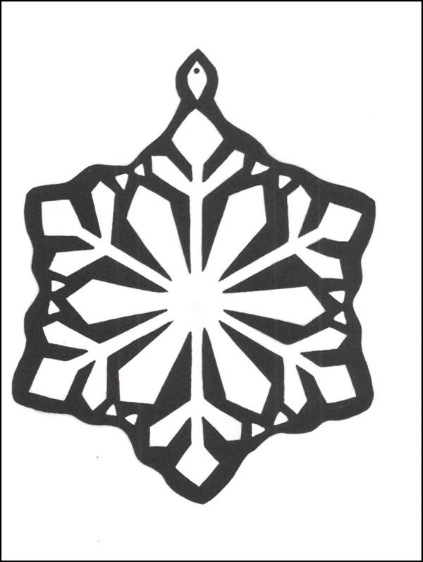  Print Flake Christmas Decoration Coloring Pages