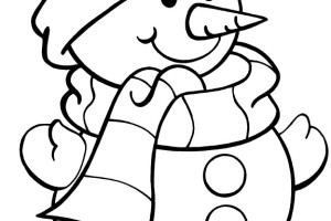 Printable Snowman Coloring Pages For Kids