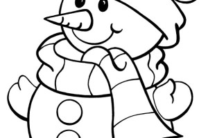 Snowman Coloring Pages For Kids