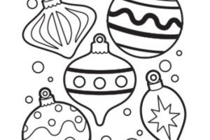 Super Cool Christmas Decoration Coloring Pages